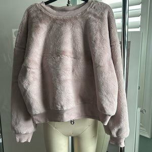 Wild Fable Mauve Fuzzy Crewneck Sweatshirt NWT Size XL